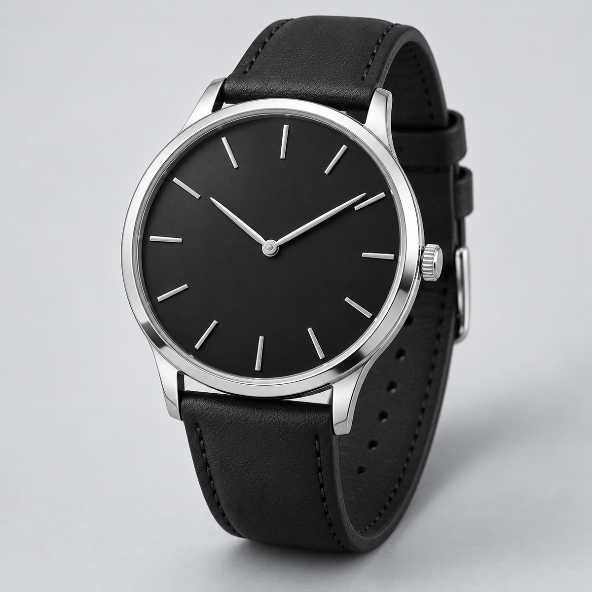 BlueMart Midnight Classic Watch — AI-generated illustrative design