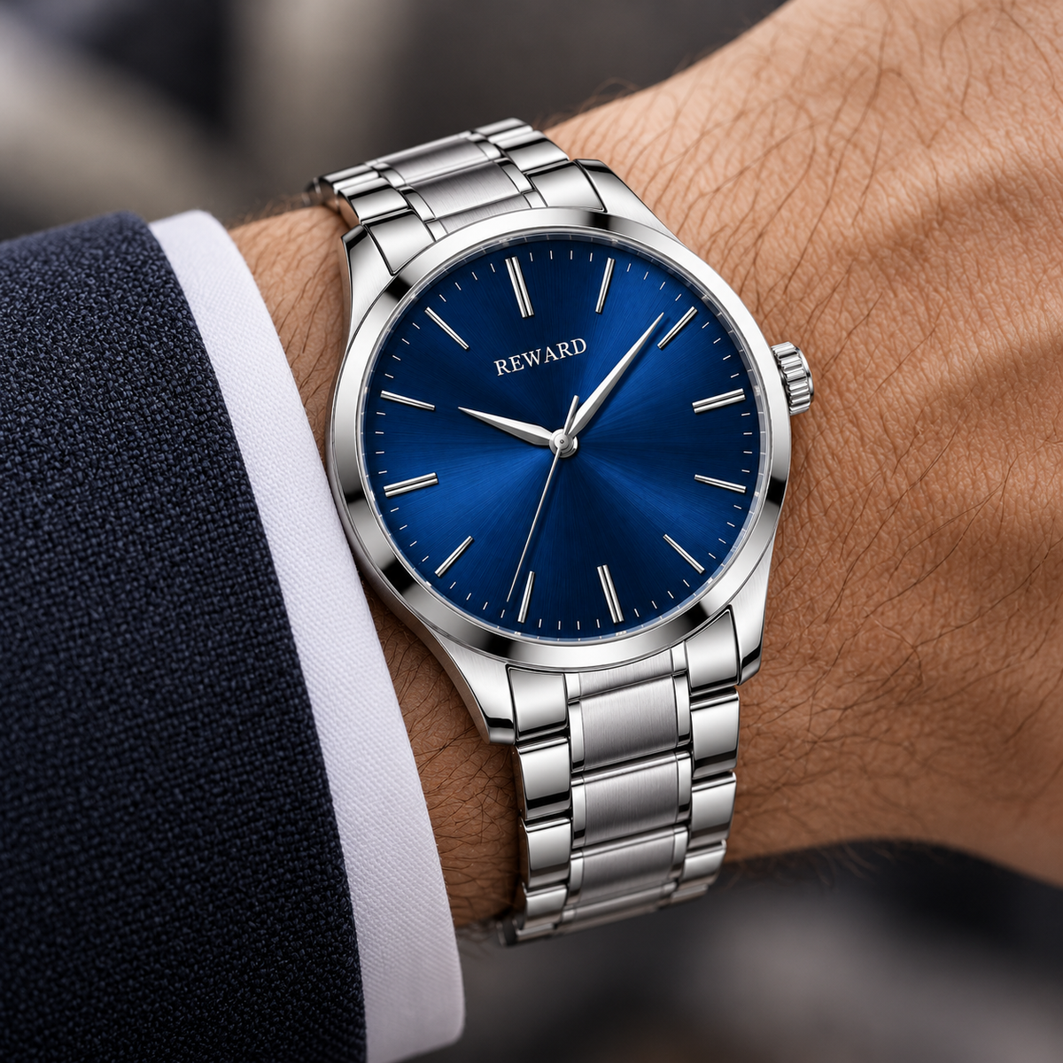 Reward — Silver Blue Dial