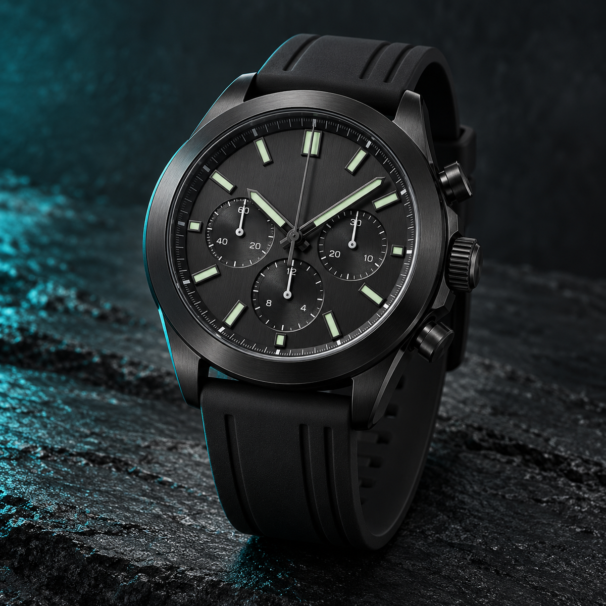 Veer Black Sport Watch