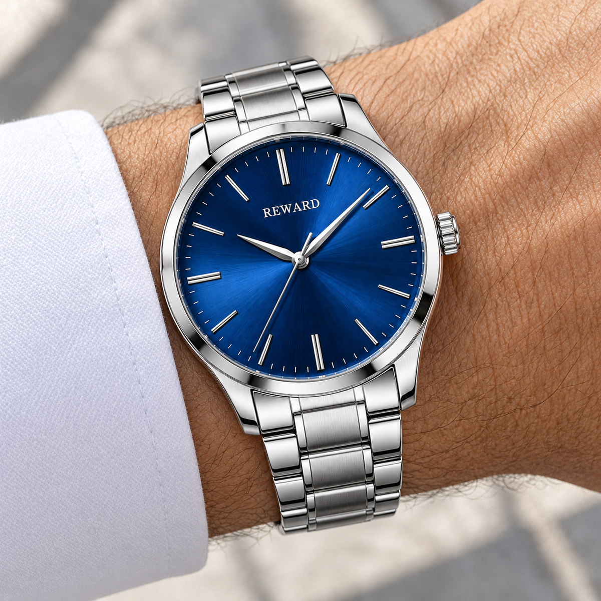 Reward — Silver Blue Dial