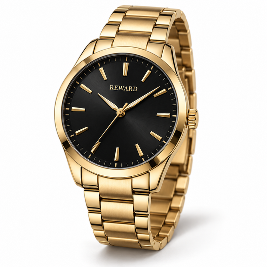 Reward Classic Gold and Black watch design