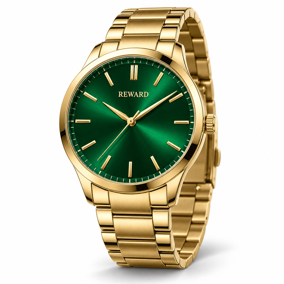 Reward Emerald Gold watch design