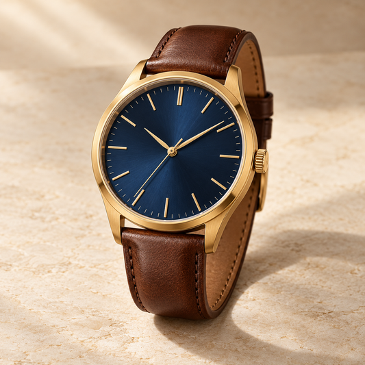 Aarav Classic Gold-Tone Watch